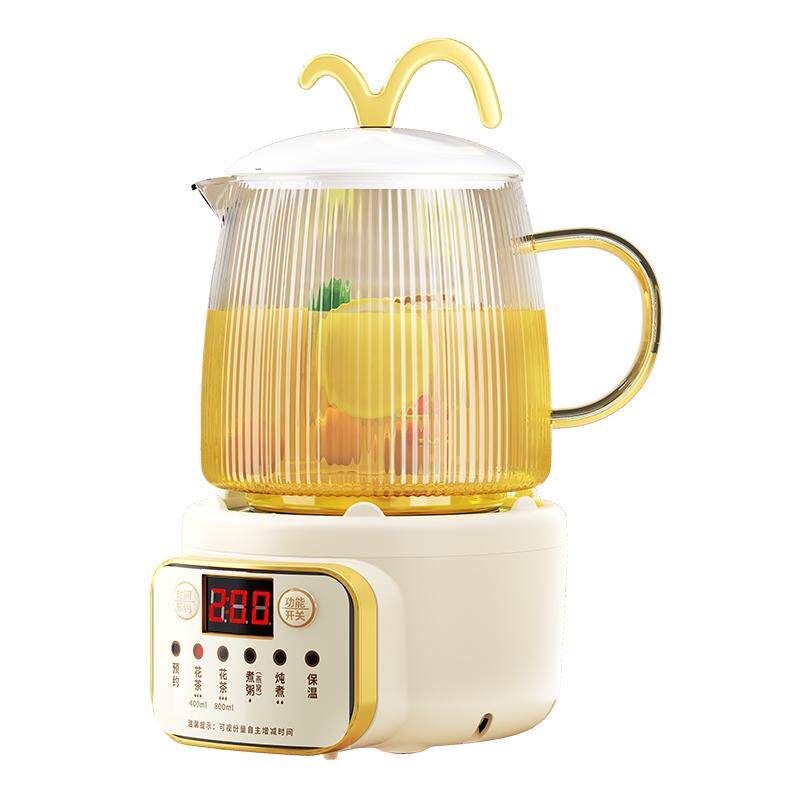新款煮茶器一人用迷你养生壶小型办公室煮茶壶家用玻璃烧水电茶炉