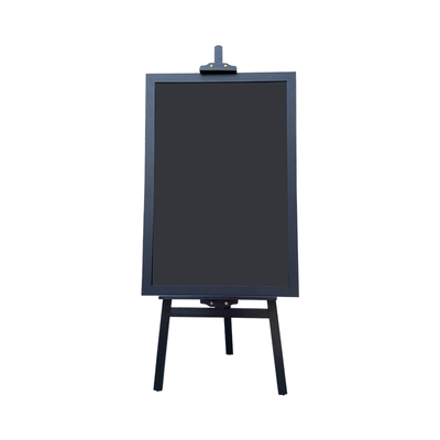 原木质立式支架式升降大小黑板店铺餐厅宣传展示菜单广告写字画板