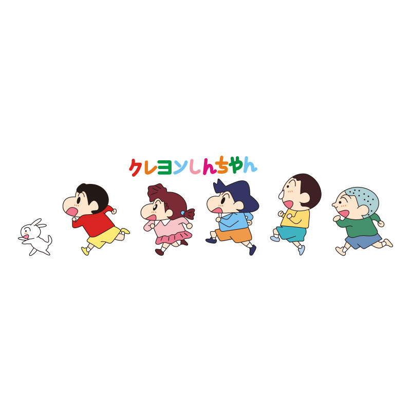 PVC车贴小新奔跑贴画反光材质