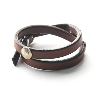 官方代理日本REDMOON红月RM-WBAL真皮牛皮复古休闲时尚男女手环