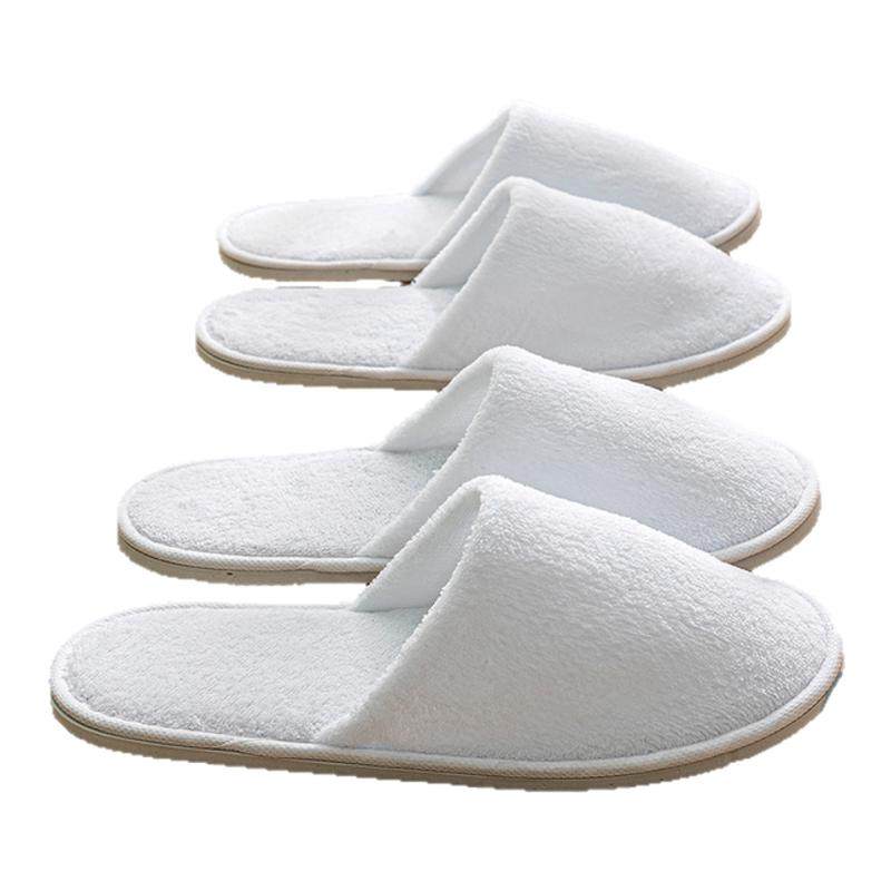 10双一次性拖鞋飞机旅行居家待客加厚底防滑五星级酒店拖鞋美容院