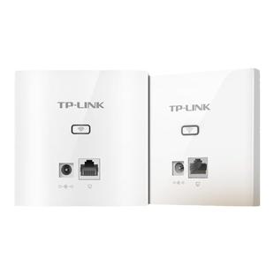普联TP-LINK无线AP面板式300M企业级酒店家用86型墙壁wifi全屋覆盖DC电源POE供电TPLINK路由器TL-AP302I-DC