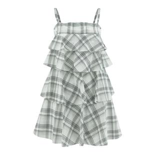 【明星同款】MOUSSY 秋季文艺层次感短款吊带连衣裙028ISZ30-3041