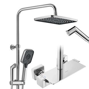 箭牌四功能恒温花洒套装浴室卫生间顶喷沐浴器