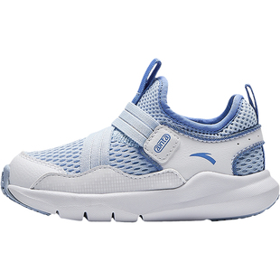 安踏儿童一脚蹬男女婴童跑鞋2026春夏运动学步鞋新款透气网面凉鞋