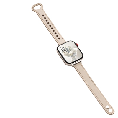 美派适用华为fit4pro皮质表带