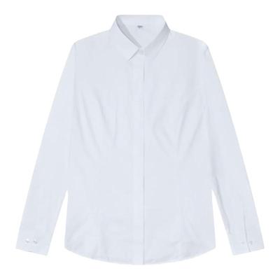 职业女装白衬衫短袖工作服棉