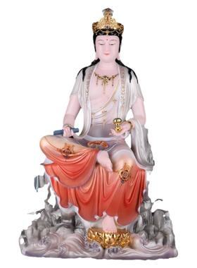 观音菩萨妙善水月自在坐装饰摆件