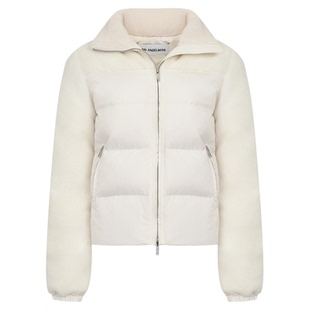 ANN ANDELMAN秋冬新款女士直筒拼羊羔绒羽绒服银泰百货 301286