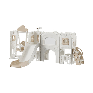 滑滑梯儿童室内家用宝宝滑梯秋千二合一家庭多功能游乐场小型乐园