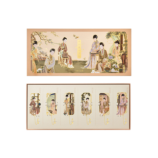 故宫淘宝｜十二美人金属书签古典中国风博物馆文创文具礼物伴手礼