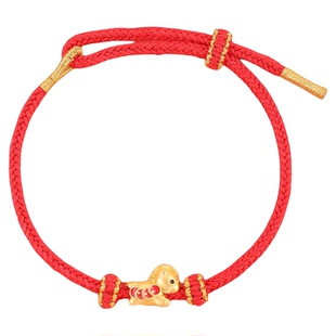 2026犯了太岁红绳马年本命年红色手链男女手绳马上有钱小马编织绳