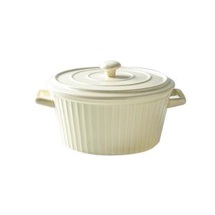 奶油风双耳汤碗大号家用高级感陶瓷带盖大碗汤盆泡面碗螺蛳粉碗