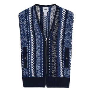 adidas阿迪达斯三叶草男子TOUR VEST运动休闲马夹KU6909