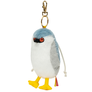 中国国家地理博物文创啾儿系列奇怪的鸟夜鹭毛绒玩偶小鸟挂件礼物