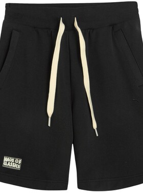 PUMA彪马男女同款徽章休闲短裤