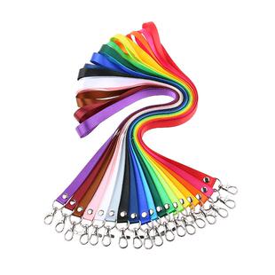 工卡挂绳2cm加宽金属头卡套证件套工牌定制logo胸牌胸卡厂牌参会嘉宾出席证工作牌挂脖带脖子工作证绳子印字