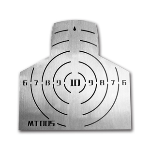 包邮MT005金属靶子 半身不锈钢胸环靶射击人形靶训练挂墙水弹靶子
