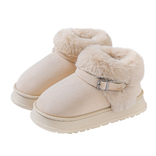 2025新款包根棉拖鞋秋冬季踩屎感情侣家居外穿软底毛绒保暖棉鞋男