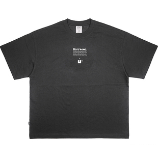 Masterape联名STRONG咖啡新款防晒冰感速干250g索罗娜宽松短袖T恤