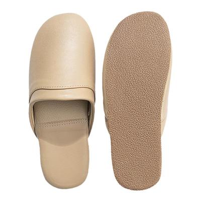 日式小羊皮木地板办公室秋季拖鞋