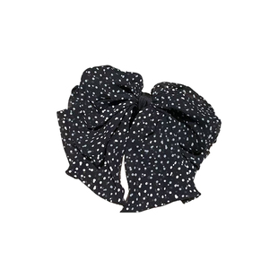 黑色波点蝴蝶结抓夹女高级感夹子头饰发夹女后脑勺高颅顶神器发饰