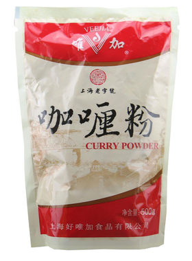 上海唯加咖喱粉500g黄咖喱拌馅料