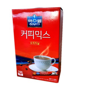 韩国进口麦斯威尔100条装 Maxwell原味速溶三合一咖啡粉100条