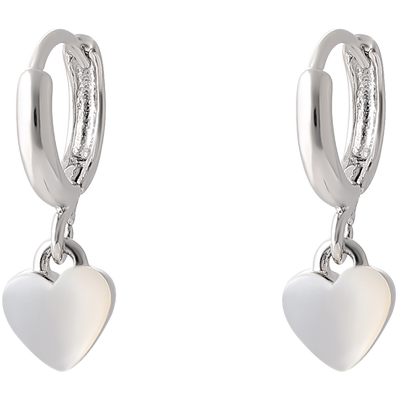 ona精致爱心贝壳耳扣女