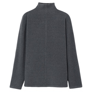 FANLE STUDIOS【秋冬bi入】厚实加密醋酸羊毛超细腻半高领拼接T恤