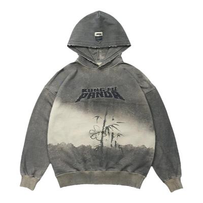 xVESSEL功夫熊猫联名潮流帽衫