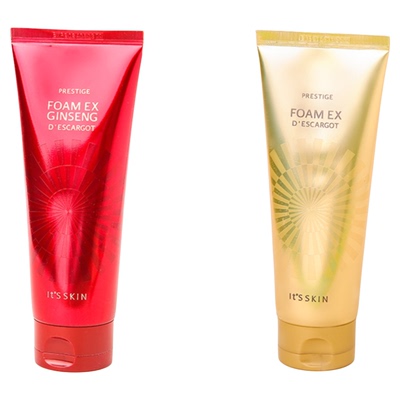 授权正品韩国itsskin伊思晶钻蜗牛洗面奶保湿深层清洁洁面乳男女