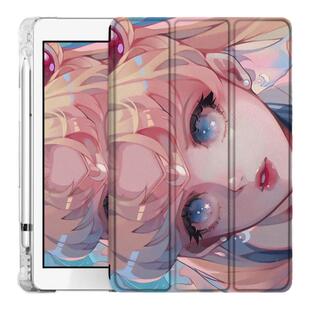 适用2020美少女战士ipad8保护套pro11带笔槽10.2卡通9.7寸2019平板10.5三折式air4可爱3/2/1苹果mini5壳6女潮