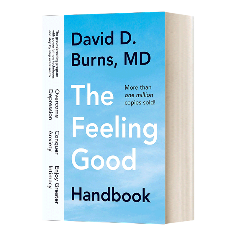 英文原版 The Feeling Good Handbook 伯恩斯新情绪疗法 感觉良好手册 康复治疗自我评估 英文版 进口英语原版书籍