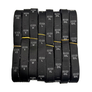 尺码标服装黑缎号码标棉衣男装上衣带身高 数字布标织唛厂家直销