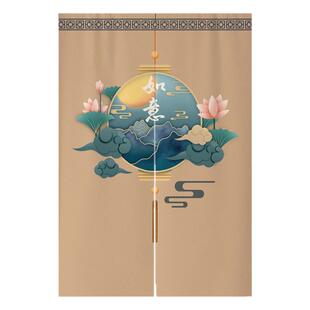 定制包房包间门帘店铺商用饭店雅间餐厅后厨隔断帘半截遮挡布帘子