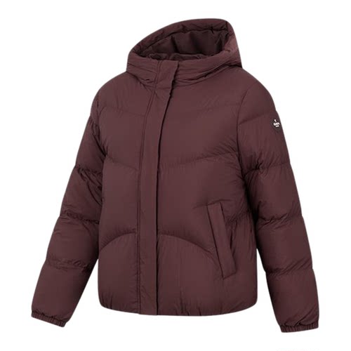 乔丹梭织羽绒服女2025冬季保暖宽松综训休闲运动外套QDEGM2254038
