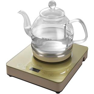 Seko/新功W13底部上水电热水壶全自动玻璃烧水壶家用泡茶壶电茶炉