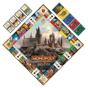 孩之宝monopoly地产大亨之哈利波特强手棋儿童益智桌游玩具 礼物