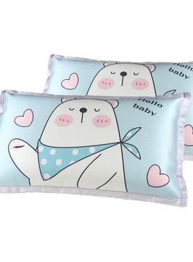 夏天凉席枕头套卡通40x60冰丝