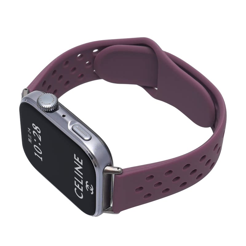 适用华为FIT4/3/2反扣硅胶表带