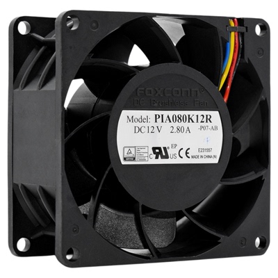 富士康12V大风量暴力机箱风扇8CM