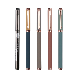 小学生用特细钢笔三年级初学者专用正姿墨囊钢笔细笔杆金属暗尖抽墨水0.38笔头莫兰迪色书写练字写作业刻名字