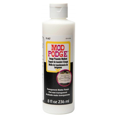 modpodge摩宝照片转印布料表面