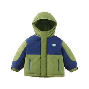 齐齐熊男童羽绒服软壳衣冲锋外套冬季儿童保暖三合一上衣宝宝冬