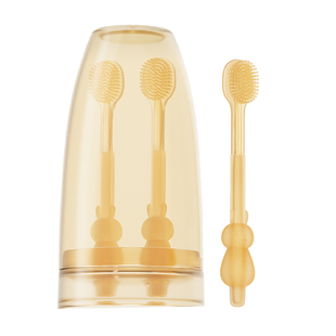 舌苔刷口腔清洁器婴幼儿0一1岁小月龄出牙期宝宝硅胶棒儿童乳牙刷