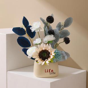 仿真绿植桌面小摆件客厅家居玄关服装店办公室鞋柜装饰品花盆假花