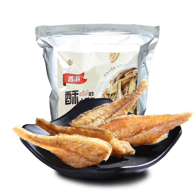 香海老人健康椒盐碳烤黄鱼酥即食