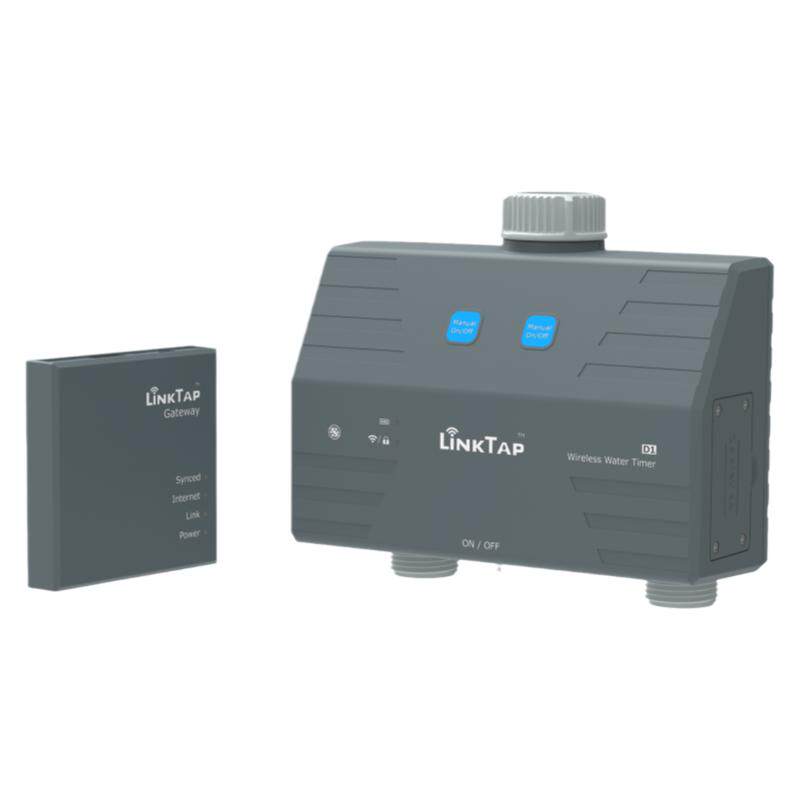 LinkTap D1双路自动浇花器喷灌设备手机app远程定时浇水器