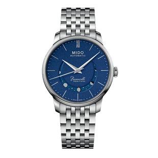 【自营】中古未使用美度贝伦赛丽系列男表机械手表瑞士男表月相